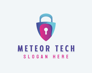 Cybersecurity Software Tech logo design