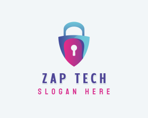 Cybersecurity Software Tech logo design