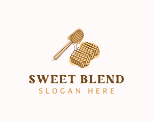 Sweet Honey Honeycomb logo design