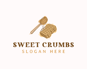 Sweet Honey Honeycomb logo design