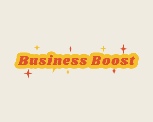 Retro Sparkling  Business logo design