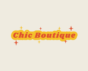 Retro Sparkling  Business logo design