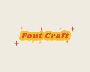 Retro Sparkling  Business logo design