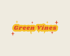 Retro Sparkling  Business logo design