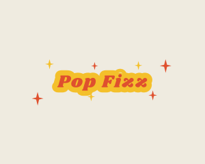 Retro Sparkling  Business logo design