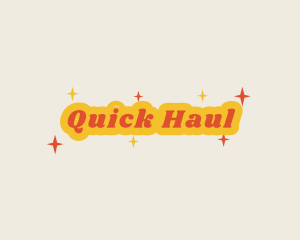 Retro Sparkling  Business logo design