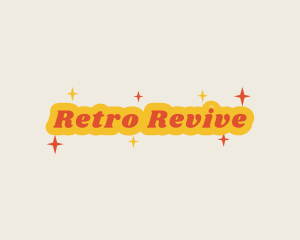 Retro Sparkling  Business logo design