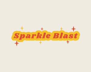 Retro Sparkling  Business logo design