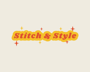 Retro Sparkling  Business logo design