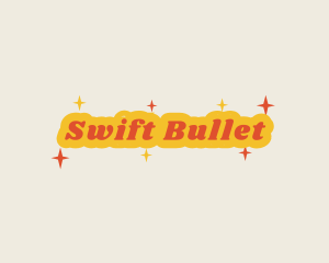 Retro Sparkling  Business logo design