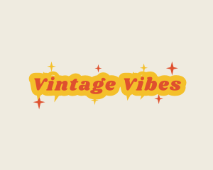 Retro Sparkling  Business logo