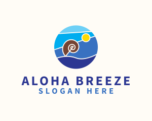 Summer Beach Resort  logo design