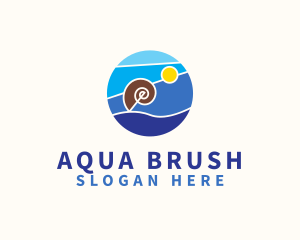 Summer Beach Resort  logo design