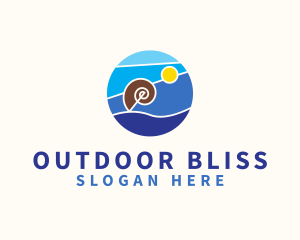 Summer Beach Resort  logo design