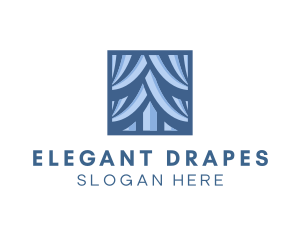 Modern Square Curtain  logo design