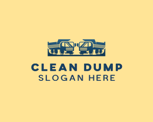 Dump Truck Delivery logo design