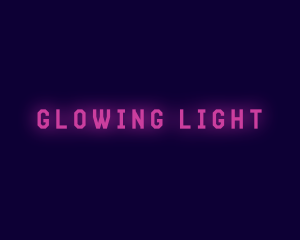 Neon Glow Business logo design