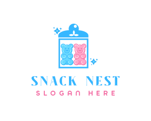 Candy Bear Jar logo design