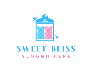 Candy Bear Jar logo design