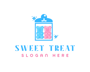 Candy Bear Jar logo design