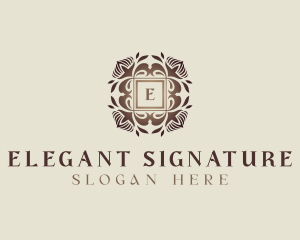 Floral Luxury Event logo design