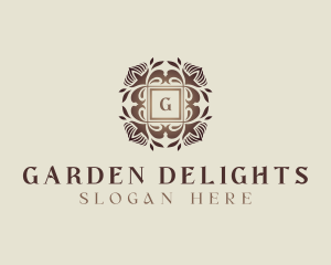 Floral Luxury Event logo design