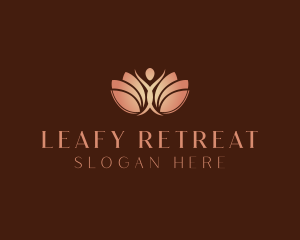 Lotus Spa Massage  logo design