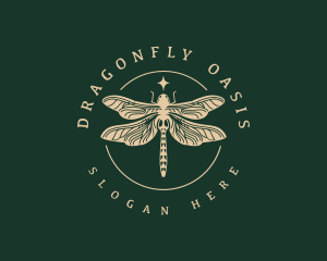 Insect Dragonfly Wings logo design