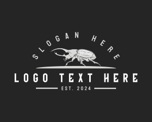 Stag Beetle Insect logo