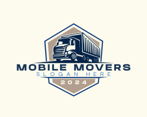 Logistics Truck Delivery logo design