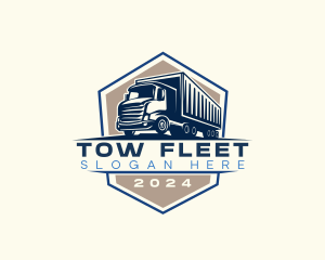 Logistics Truck Delivery logo design