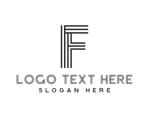 Minimalist Firm Letter F Logo