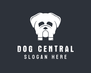 Magnet Bulldog Vet logo design