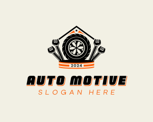 Automotive Tire Maintenance logo design