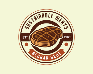 Steak Meat Barbecue logo