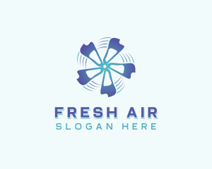 Air Conditioning Propeller  logo design