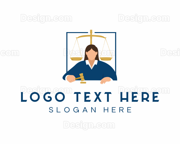 Legal Judge Magistrate Logo