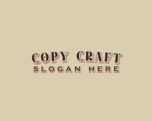 Rustic Hipster Shop logo design