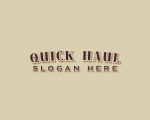 Rustic Hipster Shop logo design