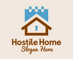 Home Security Calendar logo design