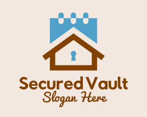 Home Security Calendar logo design