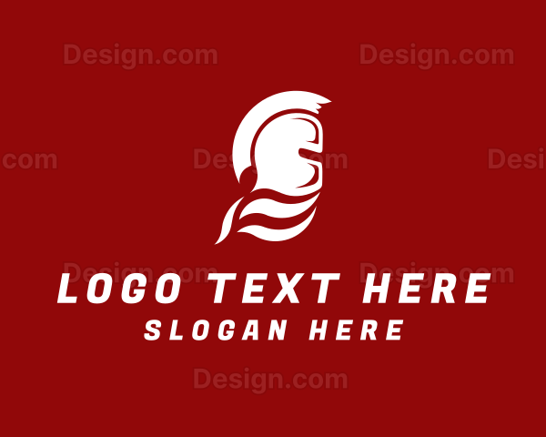 Spartan Warrior Helmet Logo