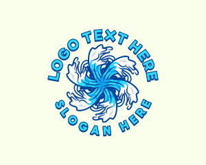 Wave Vortex Ocean logo