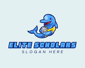 Dolphin Volleyball League logo design