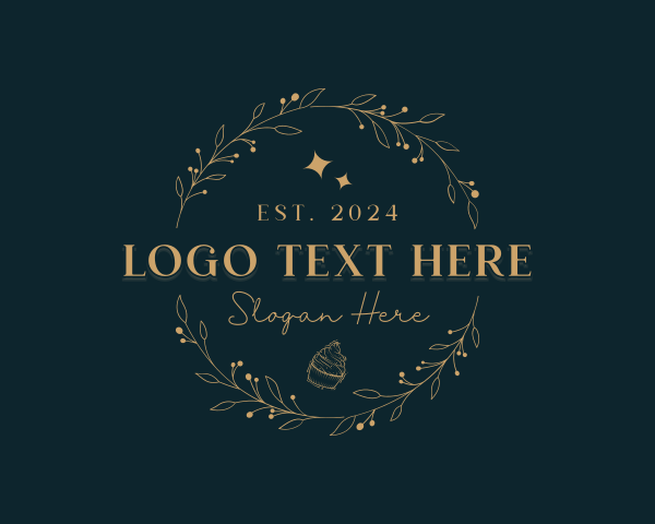 Premium Cupcake Dessert logo