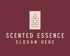 Minimalist Scented Candle logo design