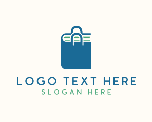 Book Shopping Bag Logo