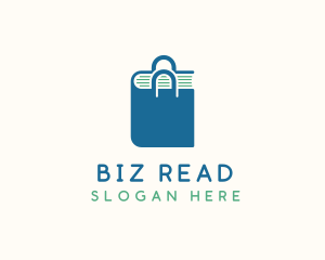 Book Shopping Bag logo design