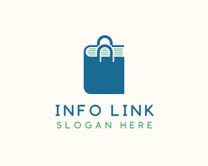 Book Shopping Bag logo design