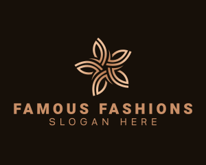 Flower Star Fashion logo design